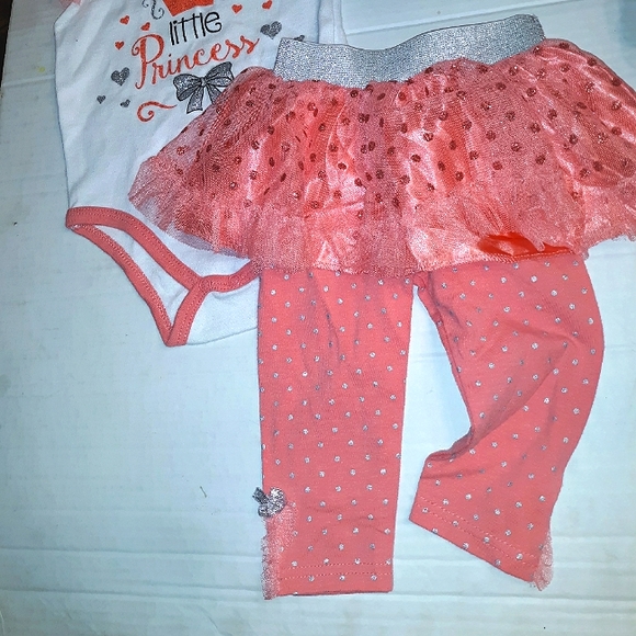 Beautiful Baby Girl Tutu Pant Onesie Sparkle Set 6 - Picture 7 of 15